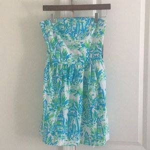 Lilly Pulitzer strapless dress 👗